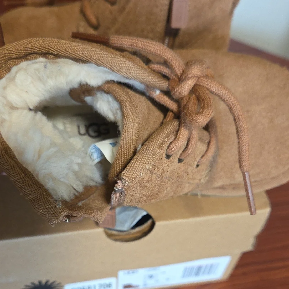 UGG Kids Neumell II Chestnut Suede Boots: Toddler size 9
